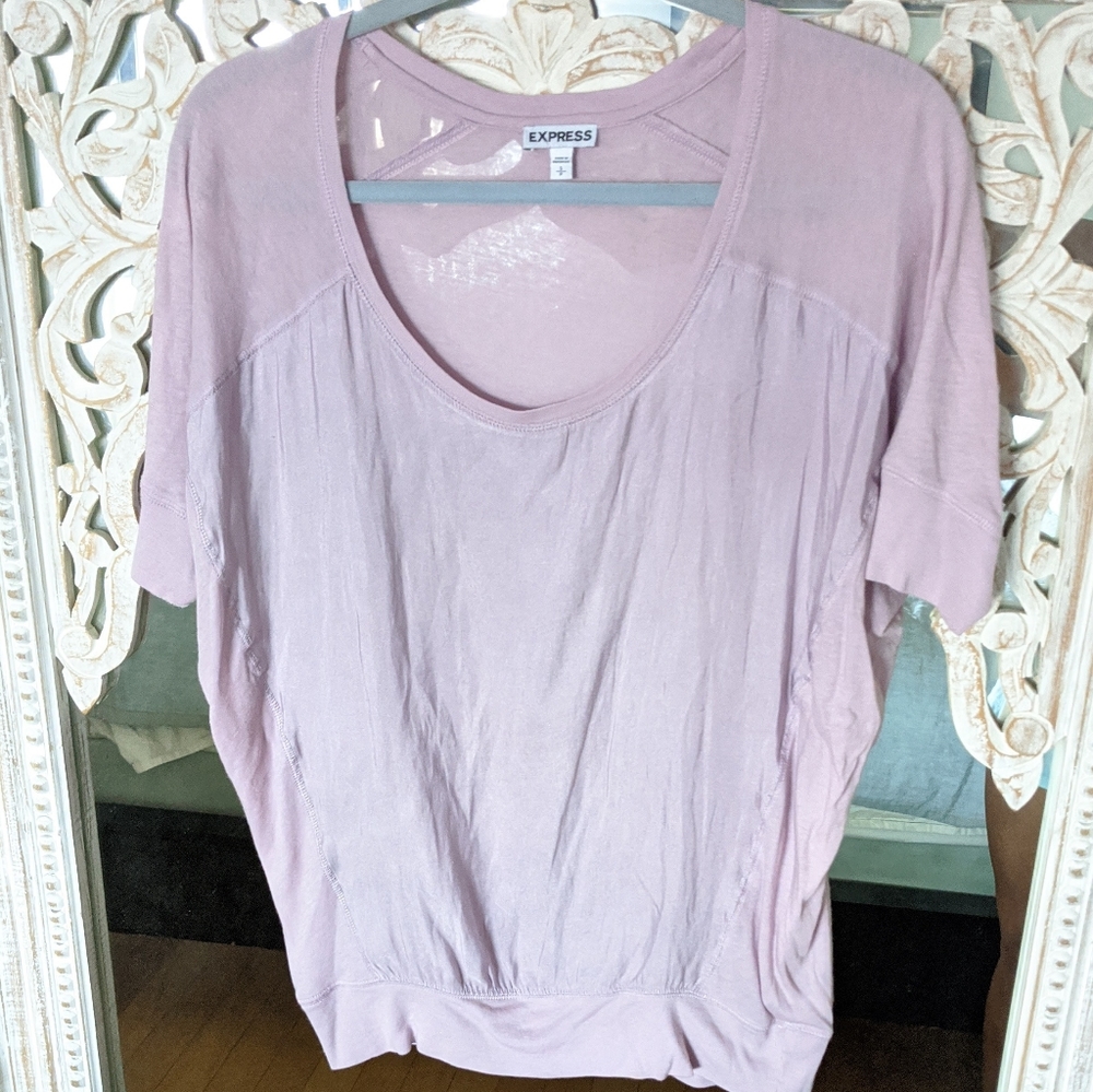 Express lilac dolman top (small)